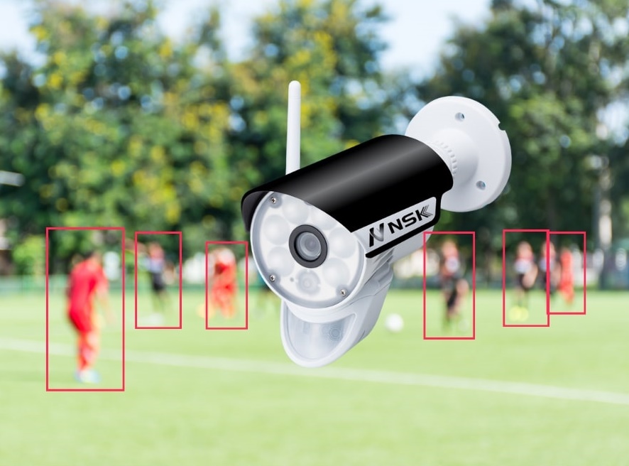 AIカメラをサッカーチームに導入するイメージ画像